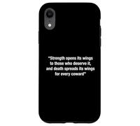 The Egyptian Pharaoh King Tut Tutankhamun Quotes Custodia per iPhone XR