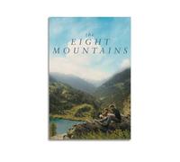 The Eight Mountains, Poster su tela, decorazione artistica da parete, stile vintage, per soggiorno, camera da letto, 40 x 60 cm, senza cornice