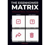 The Eisenhower Matrix: How To Be More Productive, Eliminate Time Wasting Activities, Task Management Through Notebook, Distinguish Between Urgent & ... Box, Radical Prioritization, Four Quadrant