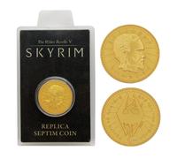 The Elder Scrolls Septim Moneta Replica Edizione Misty Gold Fanattik