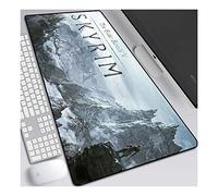 The Elder Scrolls Tappetino Mouse Gaming, Grande Anime Mouse Pad XXL 800x300mm Confortevole, Lavabile, 3mm Antiscivolo Tappetino per mouse Scrivania Supporto per Ufficio, Adatto per computer e PC, A