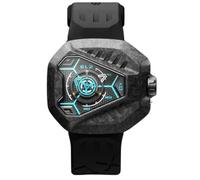 The Electricianz XO The Shadow Swiss Quarzo Gomma Nero PVD Orologio Uomo