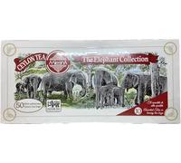 The Elephant Collection: Tè Puro dell'Isola Ceylon - Scatola di Lusso con 10 Variazioni di Tè di Alta Qualità - 50 Filtri Esclusivi