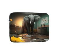 The Elephant in The Room - Custodia antiurto per laptop, sottile, leggera, portatile, da viaggio, per 12"
