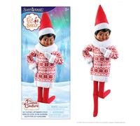The Elf on the Shelf Claus Couture Collection - Accogliente abito in maglia con colletto e polsini in finta pelliccia - Elfo scout non incluso