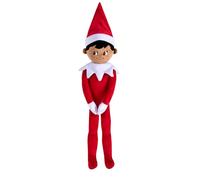 The Elf on the Shelf® Plushee Pals® Huggable | 70 cm di peluche | Ragazzo con occhi marroni | Scout Elf Bambola di peluche