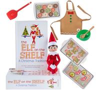 The Elf on the Shelf - Set regalo Elfo ragazza con Itty Bitty Baker Set - 7 pezzi Culinary Elf Pack e Girl Character Theme Storybook