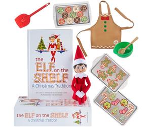 The Elf on the Shelf - Set regalo Elfo ragazza con Itty Bitty Baker Set - 7 pezzi Culinary Elf Pack e Girl Character Theme Storybook