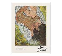 The Embrace Poster di Egon Schiele 50 x 70 cm Quadri Decorazione per pareti