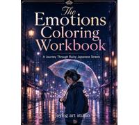 The Emotions Coloring Workbook: A Journey Through Rainy Japanese Streets.
