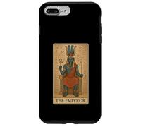 The Emperor Amon - Carta dei tarocchi retrò con dio egiziano Custodia per iPhone 7 Plus/8 Plus