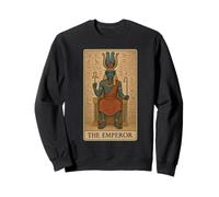 The Emperor Amon - Carta dei tarocchi retrò con Dio Egiziano Felpa