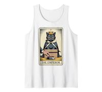 The Emperor Cat Tarocco Card Cat in Box Lover Funny Cat Canotta