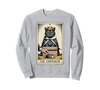 The Emperor Cat Tarocco Card Cat in Box Lover Funny Cat Felpa