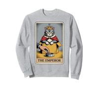The Emperor Cat Tarocco Card Cat in Box Lover Funny Cat Felpa