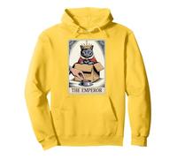 The Emperor Cat Tarocco Card Cat in Box Lover Funny Cat Felpa con Cappuccio
