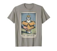 The Emperor Cat Tarocco Card Cat in Box Lover Funny Cat Maglietta
