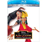 THE EMPEROR'S NEW GROOVE 2-MOVIE COLLECTION (Blu-ray) David Spade John Goodman