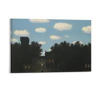 The Empire of Light, II di Rene Magritte, poster artistico da parete su tela, decorazione moderna per la casa, poster artistico, 20 x 30 cm