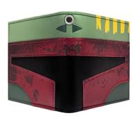 The Empire Strikes Back Star Elmo di Fett Portafoglio/Portamonete Bi-Fold Porta-ID & Porta Carte, Verde