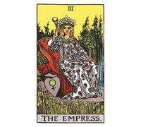 The Empress: 156 College Ruled Lined Pages (78 leaves), 5x8 Notebook, Journal, Diary, Planner featuring image of The Empress Tarot card