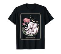 The Empress Elephant Tarot - Carino Madre & Baby Animal Card Maglietta