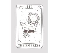 The Empress: Tarot Card A5 Notebook - 120 Lined Pages