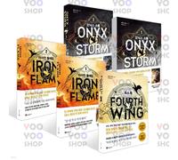 The Empyrean Series: Fourth Wing + Iron Flame + Onyx Storm Set - Korean Edition