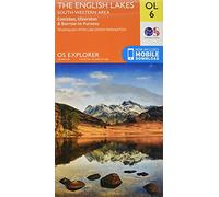 The English Lakes: South-Western Area Map | Coniston, Ulverston & Barrow-in-Furness | Ordnance Survey | OS Explorer Map OL6 | England | Walks | Hiking | Maps | Adventure