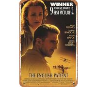 The English Patient (1996) Poster Decorazione artistica da parete in metallo retrò 20,3 x 30,5 cm
