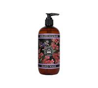The English Soap Company Gel per mani e corpo Kew Gardens, detergente botanico rinfrescante con ricca schiuma, arricchito con aloe vera lenitiva e vitamina E, profumo di geranio e basilico, 500 ml