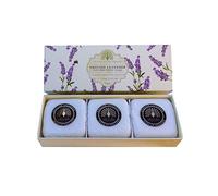 The English Soap Company, Gift Boxed Hand Soaps, English Lavender, 3 x 100g