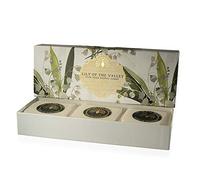 The English Soap Company, Gift Boxed Hand Soaps, Lily of the Valley, 3 x 100g