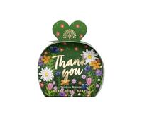 The English Soap Company Heart Guest Soaps - Set di 3 saponette profumate da 20 g (Thank You - Meadow Breeze)