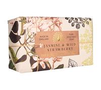 The English Soap Company, Jasmine & Wild Strawberry Soap Bar, Anniversary Collection 200g.