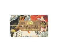 The English Soap Company Saponetta Avvolta Anniversario, Sapone Esfoliante al Burro di Karité, Saponetta Esfoliante per il Corpo, Profumo di Pompelmo Rosa da Giardinieri 190g