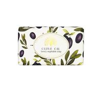 The English Soap Company Vintage Wrapped, sapone al burro di karité profumato all'olio d'oliva, idratante per il corpo, profumo di olio d'oliva 190g