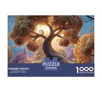 The Entwined Branches of An Ancient Oak Tree 1000 Pcs Cartoncino Premium Puzzle Fantasy World Tree Antistress Giocattoli Educativi Puzzle Per Bambini 38x26cm/1000pcs