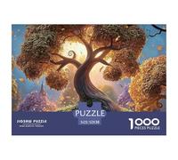The Entwined Branches of An Ancient Oak Tree 1000 Pezzi Carta Ecologica Puzzle Fantasy World Tree Antistress Gioco Creativo Puzzle Decorazioni Per La Casa 52x38cm/1000pcs