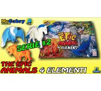 THE EPIC ANIMALS 4 ELEMENTI SERIE 2 COLLEZIONALI TUTTI CON RIVISTA
