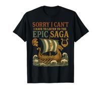 The Epic Saga Vintage Odysseus Itaca Musical Maglietta