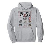 The Epic Sagas Itaca Saga Musical Thunder Wisdom Odysseus Felpa con Cappuccio
