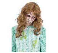 The Esorcista Regan Parrucca Lungo Messy Ondulato Halloween Costume Zenzero