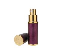 The Essential Atomizer Co. Purple Patina 10 ml atomizzatore di profumo con confezione regalo, atomizzatore di profumo ricaricabile per borsa e viaggio, incluso imbuto
