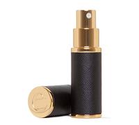THE ESSENTIAL ATOMIZER COMPANY Essenziale atomizzatore Co Saffiano 8ml in pelle Profumo Fragrance Vaporizzatore con confezione regalo Borsa/atomizzatore da viaggio, ricaricabile, con imbuto