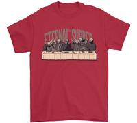 The Eternal Caldi Ultimo Parodia Ateismo Teschi Uomo T-Shirt 100% Cotone