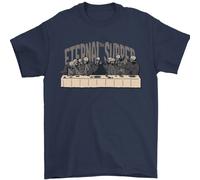 The Eternal Caldi Ultimo Parodia Ateismo Teschi Uomo T-Shirt 100% Cotone