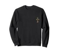 The Eternal Heart in Pave Celtic Gold Cross Felpa