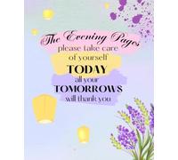 The Evening Pages: A nightly reflection journal with free writing, gratitude, planning, and azulejos-inspired coloring pages
