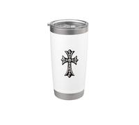 The Ever Pave Celtic Silver Cross Bicchiere termico in acciaio inox doppia parete